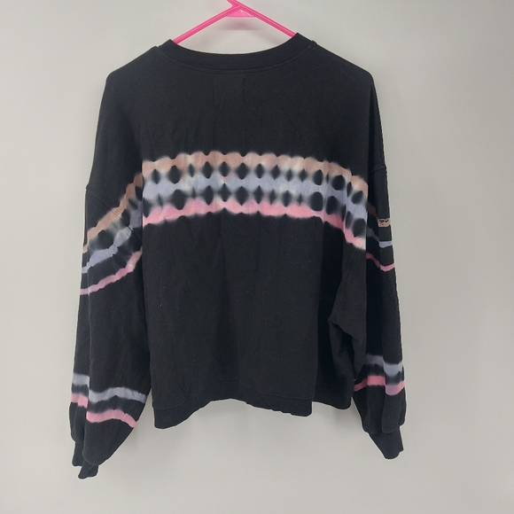 Electric & Rose Betty Tie Dye Sweatshirt in Onyx & Multi Medium - Picture 8 of 8